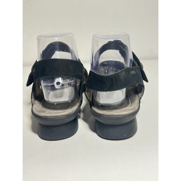 Mephisto EUC Black Bucksoft Leather Prudy Adjust Hook/Loop Comfort Sandal 41 11 - Picture 7 of 9